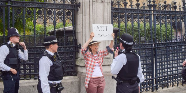 Police Accused Of 'Heavy Handed, Punitive' Handling Of Anti-Royal Protests After Queen's Death