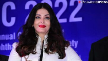 Ponniyin Selvan promotions: Aishwarya Rai Bachchan looks regal in a red kurta set