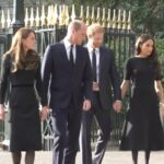 Prince Harry & Meghan Reunite With William & Kate to Mourn the Queen