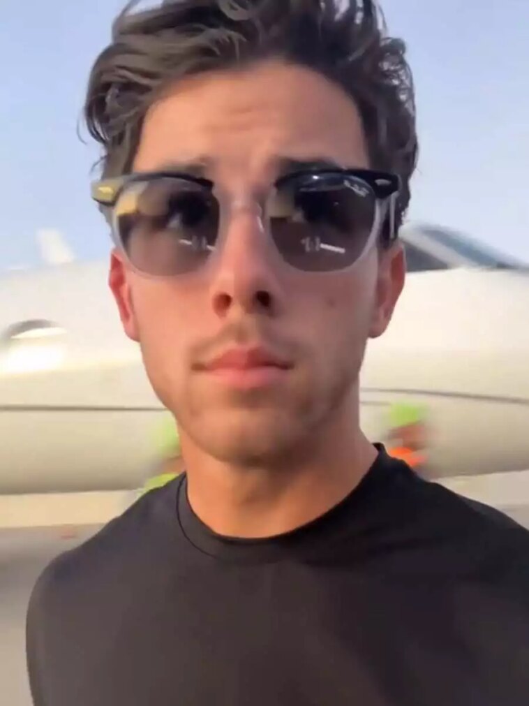 Nick Jonas on Vacation.