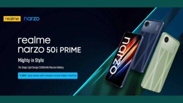 Realme Narzo 50i Prime With 5,000mAh Battery Launched in India: Price, Specifications