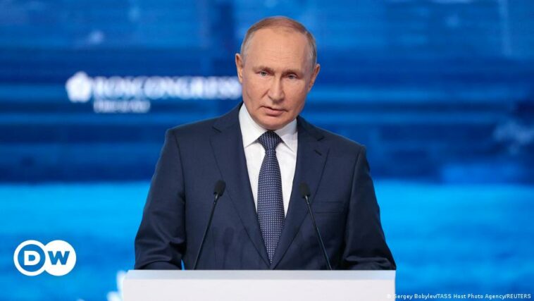 Russia: Vladimir Putin slams sanctions in pitch for new global order