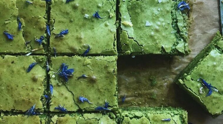 matcha brownies