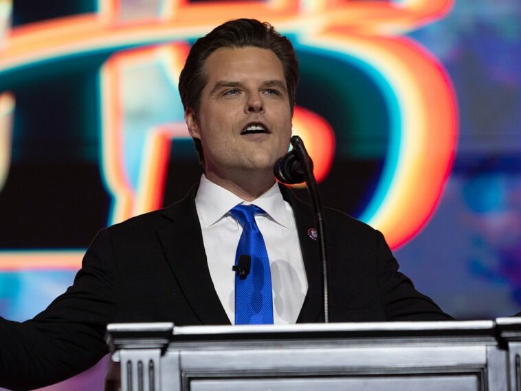 Solamente seis personas vieron la primera transmisión de Matt Gaetz en Twitch