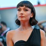 Sydney Chandler Makes Venice Film Festival Debut in Asymmetrical Saint Laurent Dress at ‘Don’t Worry Darling’ Premiere