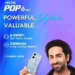 Tecno Pop 6 Pro With 5,000mAh Battery, 6.56-Inch Display to Launch in India Soon: All Details