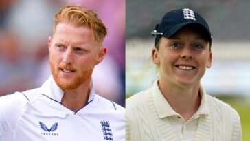 Ben Stokes (left) and Heather Knight will be bidding to regain the Ashes at home next summer