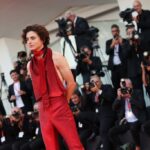 Timothée Chalamet Goes Edgy in Backless Haider Ackermann Top at ‘Bones & All’ Premiere at Venice Film Festival