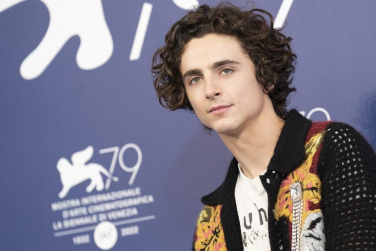 Timothée Chalamet Looks to His Eclectic Style in Celine for ‘Bones & All’ Photo-call at Venice Film Festival