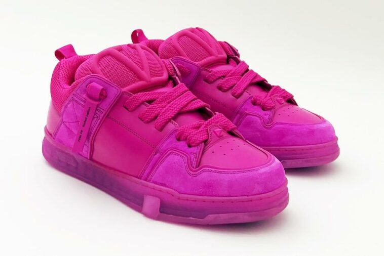 Valentino's Pink PP sneaker.