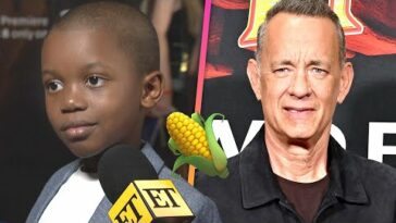 Viral 'Corn Kid' DOESN'T KNOW Who Tom Hanks Is at Pinocchio Premiere! (Exclusive)