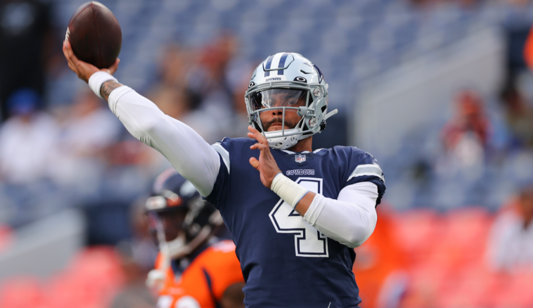 Where does Dak Prescott rank among current NFL QBs?