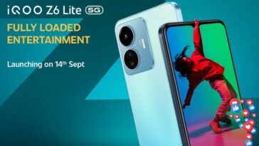 iQoo Z6 Lite 5G India Launch Date Set for September 14; Confirmed to Sport 120Hz Display: All Details