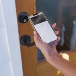 Apple stores begin selling exterior door lock that can be unlocked by tapping an iPhone or Apple Watch