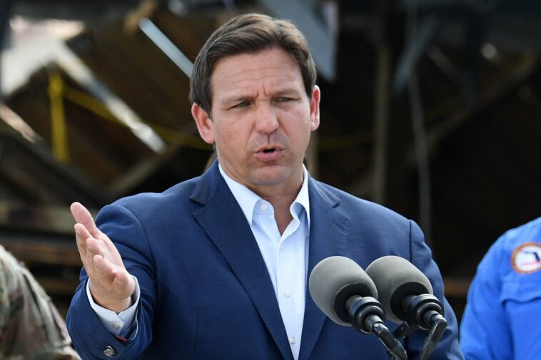 DeSantis esquiva pregunta sobre crisis climática tras paso del huracán Ian