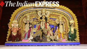 Durga Puja 2022, Durga Puja 2022 pandals, Durga Puja 2022 in Kolkata, puja pandals in Kolkata, Durga Puja 2022 themes Kolkata pandals, indian express news