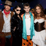 Famous Models Cindy Crawford And Rande Gerber Kids Kaia And Presley Came Along To The Halloween Party At Casamigos