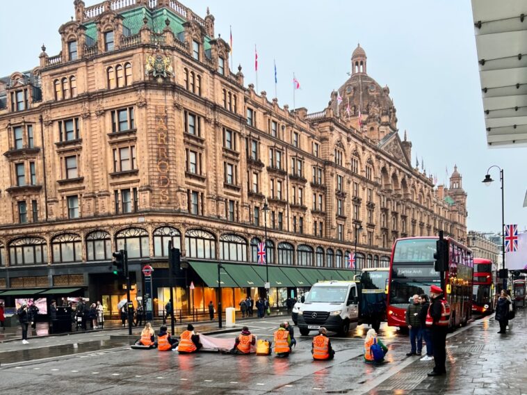 Harrods Targeted by Just Stop Oil