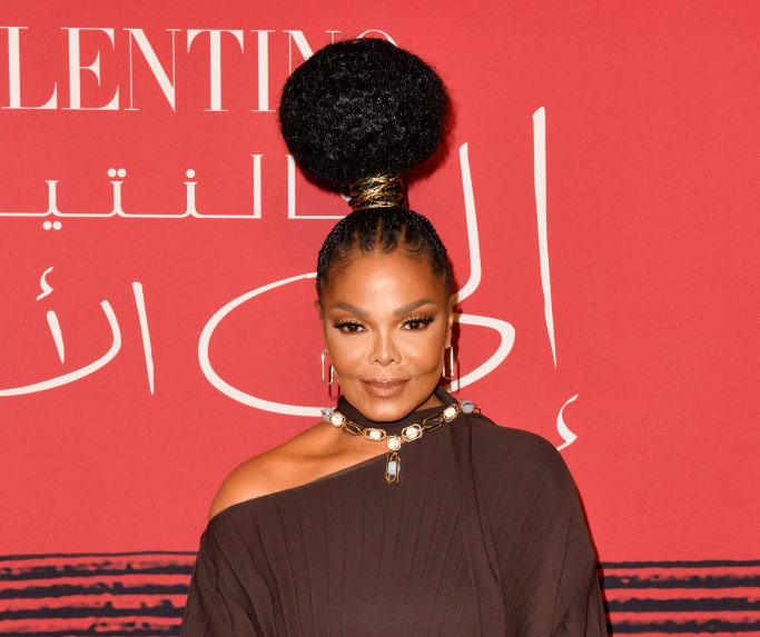 DOHA, QATAR - OCTOBER 27: Janet Jackson attends the opening of "Forever - Valentino", a major perspective exhibition that pays homage to its founder Valentino Garavani and its still-unfolding heritage of Haute Couture excellence, at M7 on October 27, 2022 in Doha, Qatar. (Photo by David M. Benett/Dave Benett/Getty Images for Maison Valentino)