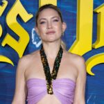 Kate Hudson Shimmers in Colorful Halpern Mermaid Dress for ‘Glass Onion: A Knives Out Mystery’ Madrid Premiere