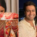 Katrina Kaif shares pics from her first Karwa Chauth with Vicky Kaushal. Priyanka Chopra reacts