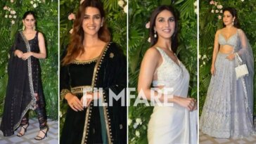 Kriti Sanon hosts Diwali bash, Vaani Kapoor, Sharvari, and more arrive in style