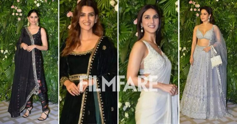 Kriti Sanon hosts Diwali bash, Vaani Kapoor, Sharvari, and more arrive in style