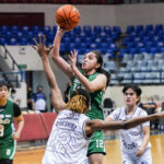 La Salle's Lee Sario in the UAAP Season 85 women's basketball tournament.