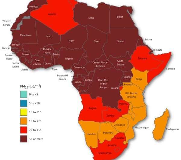 More than one million deaths linked to air pollution exposure in Africa