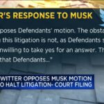 Twitter opposes Musk's motion to halt litigation