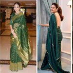 Navratri Special 2022: Peacock Green Traditional outfits for Day 8 of Navratri