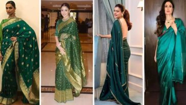 Navratri Special 2022: Peacock Green Traditional outfits for Day 8 of Navratri