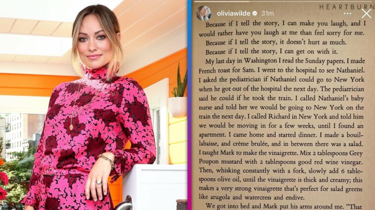 Olivia Wilde Reveals THAT Special Salad Dressing Recipe