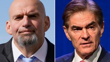 Oz, Fetterman clash on abortion, fracking and more in Pennsylvania Senate debate