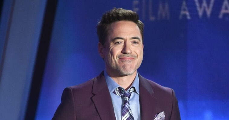 Robert Downey Jr. Thanks His Kids For Shaving His Head by Becoming a Human Jack-o'-Lantern