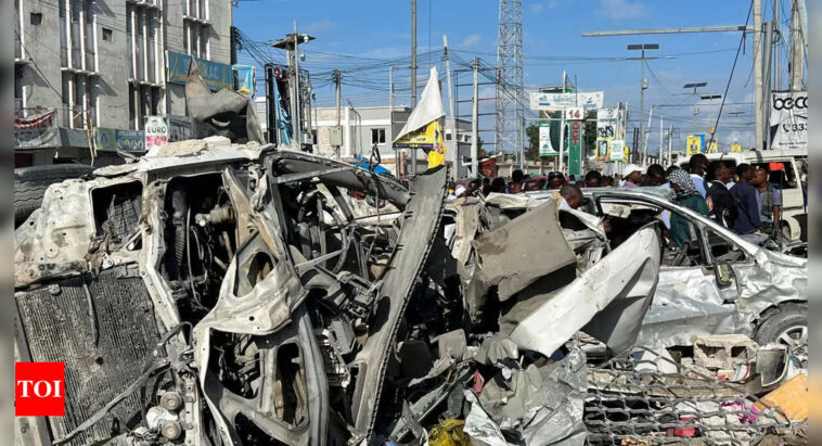 Somalia car bombings kill at least 100, President says