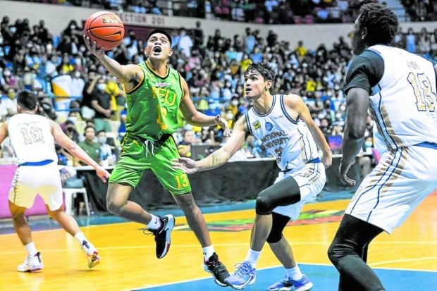 LJ Gonzales came through in the stretch for FEU. —UAAP MEDIA