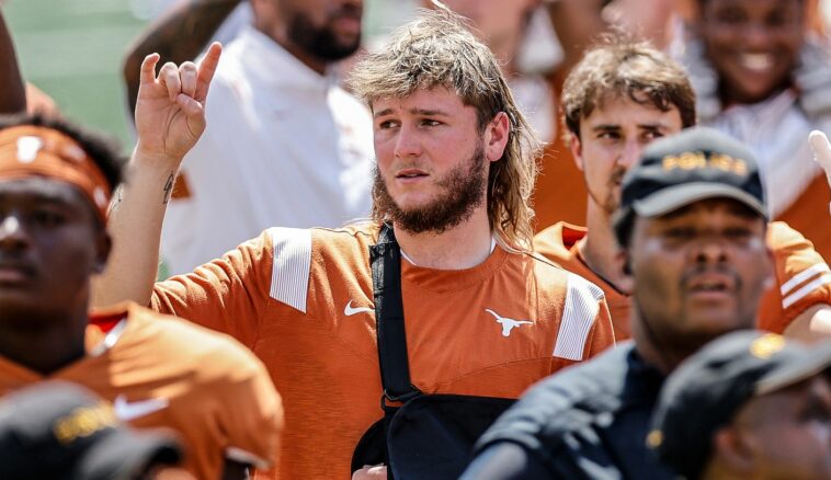 Texas QB Quinn Ewers expected to return vs. rival Oklahoma