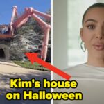 These 24 Halloween + Christmas Decorations From Kim Kardashian's House Are Very Divisive, So I'm Curious What You Think Of Them