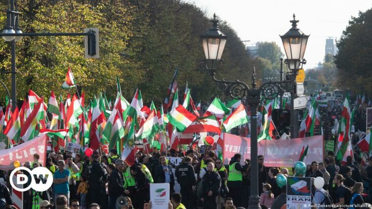 Thousands honor Jina Mahsa Amini at Iran protest in Berlin