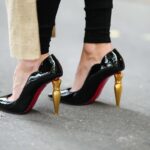 Louboutin's iconic red-sole pumps.