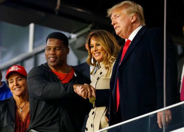 Trump predijo que republicanos no tendrían problema con escándalo de Herschel Walker