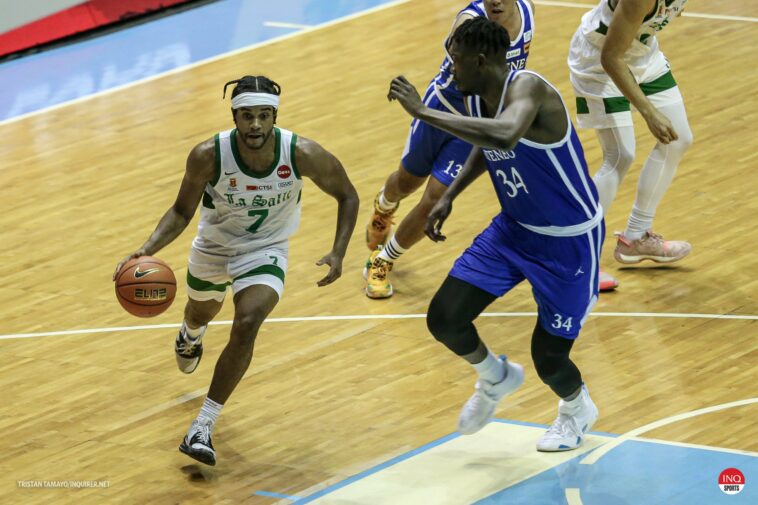 La Salle's Schonny Winston vs Ateneo's Ange Kouame.