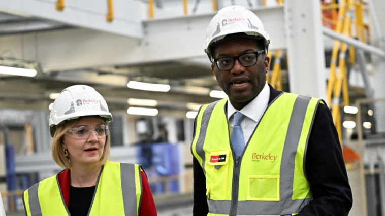 Under-fire Truss and Kwarteng prepare to face Tory faithful