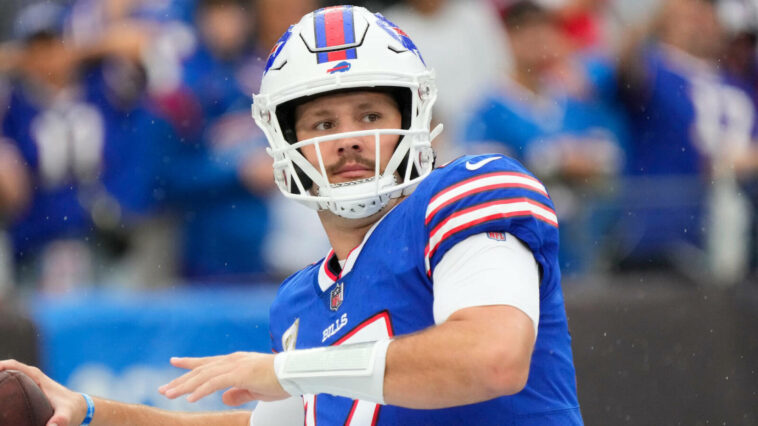 Bills QB Josh Allen dealing with elbow injury