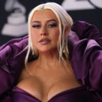 Christina Aguilera Brings Drama and Regal Glamour Together With Voluminous Shoulders in Zac Posen Gown for Latin Grammys 2022