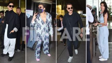 Deepika Padukone, Ranveer Singh, Anil Kapoor and others get clicked at the airport. See pics: