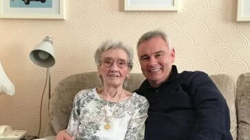 Sad: Eamonn Holmes has revealed his beloved mother Josie has died aged 93