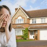 A woman stressed about her mortgage