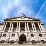 Front facade of the Bank of England